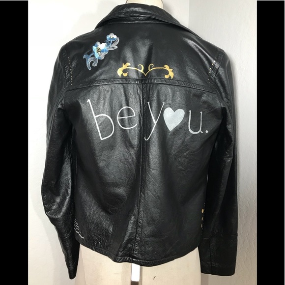 Hennes Collection Custom LeatherJacket 34 - Picture 2 of 9